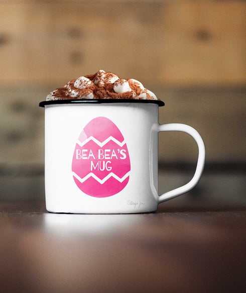 Easter Egg Enamel Mug